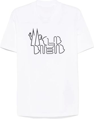Moncler T-shirt con logo - Bianco