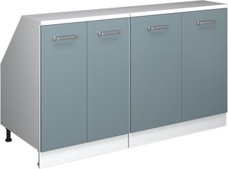 Vicco Conjunto De Armarios Para Techo Inclinado Rion, Gris Azulado, 140 Cm Lote De 2 Carcasas De Armario 60 Cm De Profundidad, Vicco