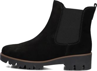 Gabor Zwarte Su&egrave;de Chelsea Laarzen - Dames - Chelseaboots - Zwart - 38 1/2 EU - Su&egrave;de - Schoenen