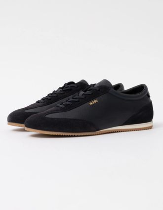 HUGO BOSS Mens BOSS Orange Lineor Low Profile Mens Trainers - Dark Blue 402 - Navy - Size: 11