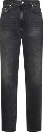 Haikure Jeans con design a cinque tasche - Nero