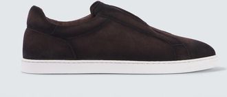 Magnanni Open suede sneakers
