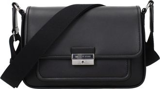 Michael Kors Black Leather Crossbody Womens Bag