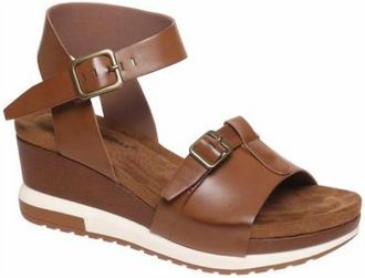 Pierre Dumas Womens Lyra-8 Wedge Sandal In Cognac