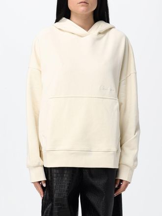 Disclaimer Sweatshirt Woman color Yellow Cream