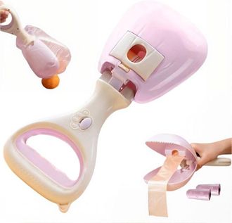 OEM Ramasseur De Crottes De Chien - Sans Contact - Poign&eacute;e Ergonomique - Pour Chiens Petits Moyens Grands - 1 Pi&egrave;ce