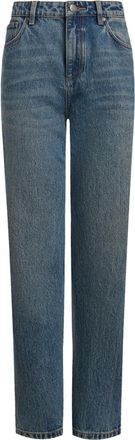 12 Storeez Jeans dritti a vita alta - Blu