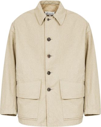 Maison Margiela Giacca-camicia - Toni neutri