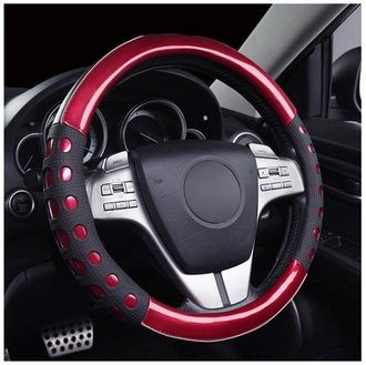 OEM Dailygoody, Funda De Cuero De Microfibra Para Volante, Antideslizante, Morado, Funda Universal Para Volante De 38 Cm, Comodidad Y Estilo