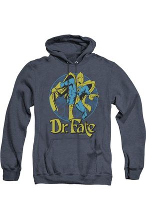 Gildan DC Comics Dr Fate Ankh Adult Heather Hoodie / Hooded Sweatshirt