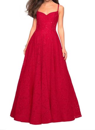 La Femme Prom Dress In Red