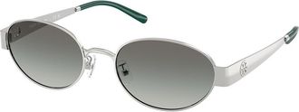 Tory Burch TY6116 327411 Womens Sunglasses Silver Size 54