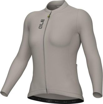 Al&eacute; Pragma Color Block L/S Jersey Velotrikot f&uuml;r Damen | grau