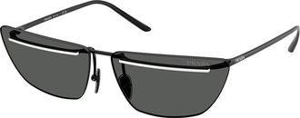 Prada PR C52S YC460T Womens Sunglasses Black Size 64