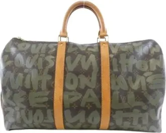 Louis Vuitton Vintage, unisex, Groen, ONE Size, Pre-owned Boston Bag