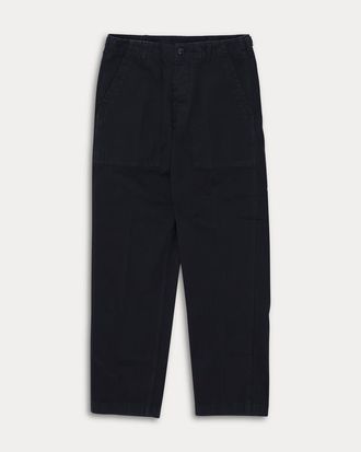 Fortela Newfatigue Herringbone Cotton Trousers in Blue at Nordstrom, Size 30 Eu