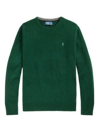 Polo Ralph Lauren crew-neck wool sweater - men - Wool - L - Green