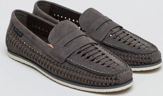 Ben Sherman Mens Ben Sherman Miami Mens Grey Loafers - Size: 12