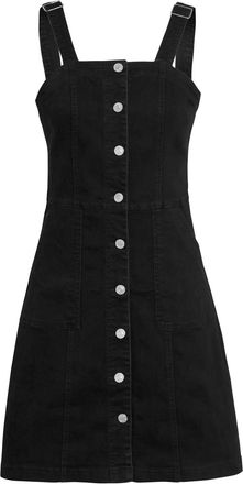 SS7 Womens Denim Sleeveless Pinafore Dress