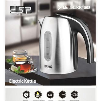 Trade Shop Trade Shop - Bollitore Elettrico A Caraffa Da 1,2lt In Acciaio Inox Per Te E Infusi 1370w