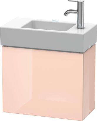 Duravit Duravit L-cube Mueble De Pared 48.0 X 24.0 Cm, 1 Puerta, Para Vero Air 072450 Lc6246l, Color: Perla De Albaricoque Laca De Alto Brillo - Lc6246l1010