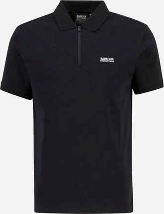 Barbour Mens Barbour International Innes Polo Shirt BK11 Black - Size: 42