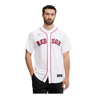 Nike T-shirt Boston Red Sox - - Sport - Uomo - Bianco - L