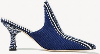 Amambaih Mencia Heel Fabric Mules in Night at Nordstrom, Size 36