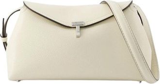 Toteme Clutch in pelle bianca con tracolla removibile - - Bags - Donna - Bianco - ONE SIZE