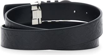 Ferragamo Mens Reversible Leather Belt, Black Calf