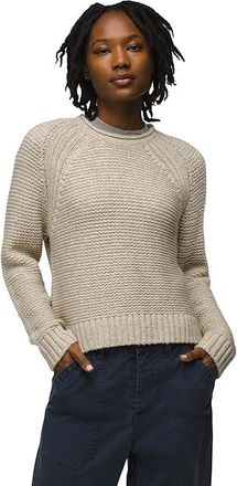 Prana Cades Cove Sweater Womens Sweater Oatmeal : XL, Nylon/Polyester/Wool