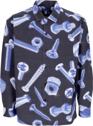 Market Casual Shirts - Heren - Casual Overhemden - Zwart - XL - Overhemden