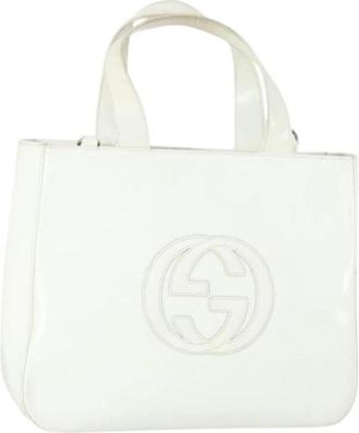 Gucci Pre-owned Handbags, female, White, Size: ONE SIZE Pre-owned Vintage Handbag
