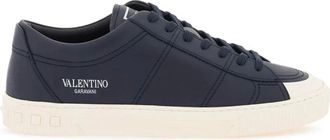 Valentino Garavani Stijlvolle Sneakers met Uniek Design - Heren - Sneakers - Blauw - 39 EU - Leer - Schoenen