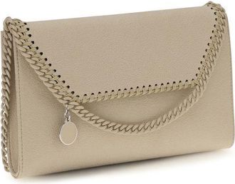 Stella McCartney Womens Beige Polyester Shoulder Bag