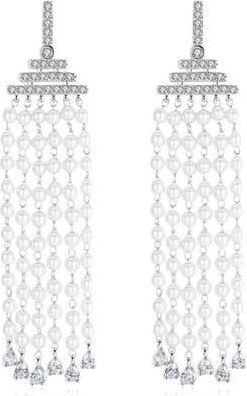 Untamed Petals Julia Waterfall Drops in Silver at Nordstrom