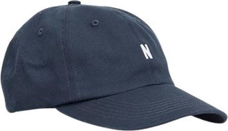 Norse Projects Heeft - Heren - Petten - Blauw - ONE Size - Katoen - Accessoires