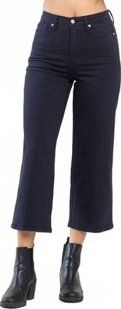 Judy Blue Tummy Control Crop Pants In Navy