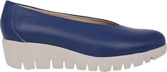 Wonders Blauwe Damesloafer - Stijlvol en Comfortabel - Dames - Sleehakken - Blauw - 41 EU - Schoenen