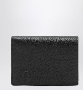 Gucci Black zip wallet with logo