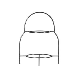 House Doctor Soporte plano de acero inoxidable gris