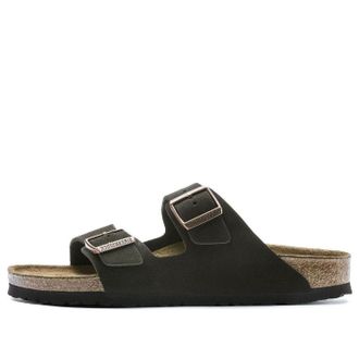 Birkenstock Arizona Soft Footbed Suede Leather Narrow Fit Mocha 0951313