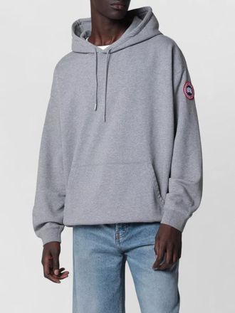 Canada Goose hooded knit sweater drawstring kangaroo pocket