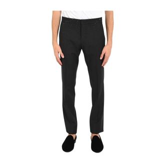 Patrizia Pepe Straight Trousers, male, Black, XL, Straight Trousers