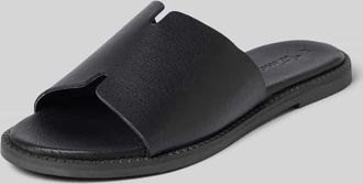 Tamaris Tamaris Pantoletten aus echtem Leder in Black, Gr&ouml;&szlig;e 36