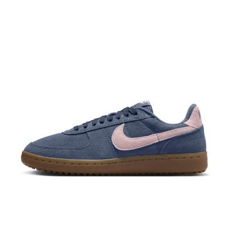 Nike Womens Field General Suede Shoes in Blue | IF1743-401