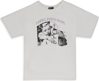 Enfants Riches Deprimes Enfants Riches Deprimes Ivory I Still Have Hope Assemblage T-Shirt