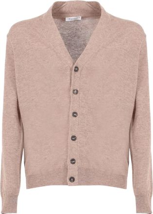 KANGRA V-neck buttoned cardigan - Neutrals