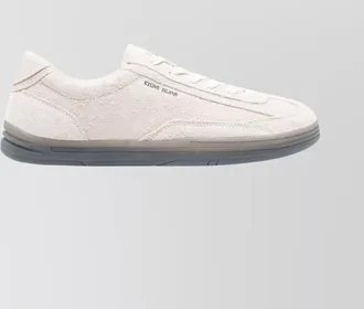 Stone Island suede leather sneakers