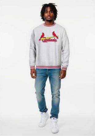 Champion Mens Champion Heather Gray St. Louis Cardinals Reverse Weave Sweatshirt at Nordstrom, Size Xx-Large